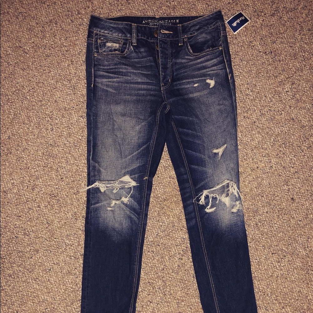 American Eagle Button Fly High Waist Jeans